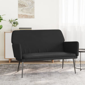 Divanetto Nero 108x79x79 cm in Velluto