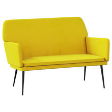 Load image into Gallery viewer, Divanetto Giallo 108x79x79 cm in Velluto