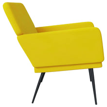 Load image into Gallery viewer, Divanetto Giallo 108x79x79 cm in Velluto