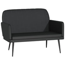Load image into Gallery viewer, Divanetto Nero 107x80x81 cm in Similpelle