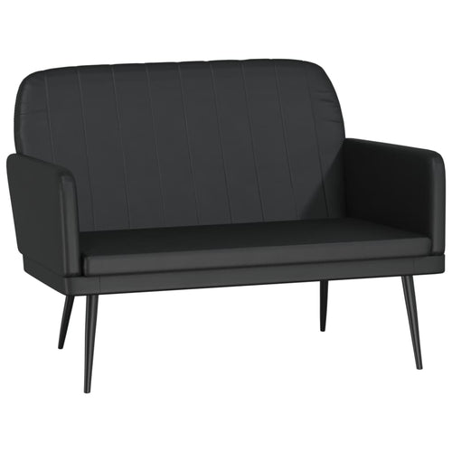 Divanetto Nero 107x80x81 cm in Similpelle