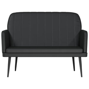 Divanetto Nero 107x80x81 cm in Similpelle