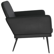 Load image into Gallery viewer, Divanetto Nero 107x80x81 cm in Similpelle