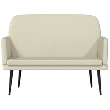 Load image into Gallery viewer, Divanetto Crema 107x80x81 cm in Similpelle