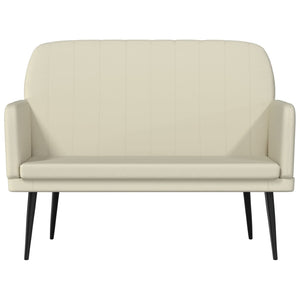 Divanetto Crema 107x80x81 cm in Similpelle