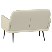 Load image into Gallery viewer, Divanetto Crema 107x80x81 cm in Similpelle