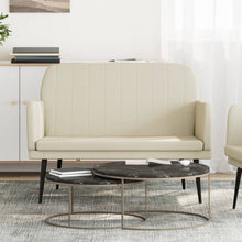 Load image into Gallery viewer, Divanetto Crema 107x80x81 cm in Similpelle