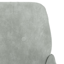 Load image into Gallery viewer, Divanetto Grigio Chiaro 108x79x79 cm in Velluto