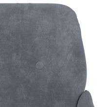 Load image into Gallery viewer, Divanetto Grigio Scuro 108x79x79 cm in Velluto