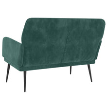 Load image into Gallery viewer, Divanetto Verde Scuro 108x79x79 cm in Velluto