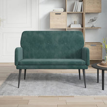 Load image into Gallery viewer, Divanetto Verde Scuro 108x79x79 cm in Velluto