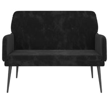 Load image into Gallery viewer, Divanetto Nero 108x79x79 cm in Velluto