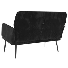 Load image into Gallery viewer, Divanetto Nero 108x79x79 cm in Velluto
