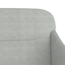 Load image into Gallery viewer, Divanetto Grigio Chiaro 110x76x80 cm in Velluto