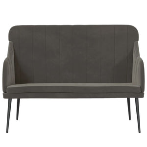 Divanetto Grigio Scuro 110x76x80 cm in Velluto