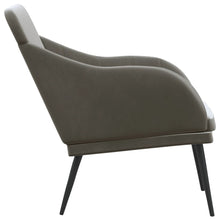 Load image into Gallery viewer, Divanetto Grigio Scuro 110x76x80 cm in Velluto