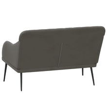 Load image into Gallery viewer, Divanetto Grigio Scuro 110x76x80 cm in Velluto