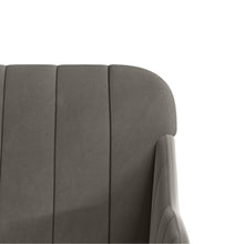 Load image into Gallery viewer, Divanetto Grigio Scuro 110x76x80 cm in Velluto
