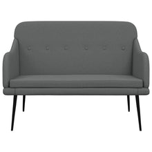 Load image into Gallery viewer, Divanetto Grigio Scuro 110x76x80 cm in Tessuto