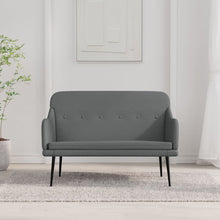 Load image into Gallery viewer, Divanetto Grigio Scuro 110x76x80 cm in Tessuto