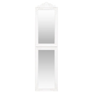 Specchio Autoportante Bianco 40x160 cm