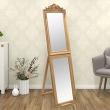 Laden Sie das Bild in den Galerie-Viewer, Specchio Autoportante Dorato 45x180 cm