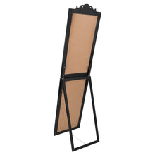 Laden Sie das Bild in den Galerie-Viewer, Specchio Autoportante Nero 45x180 cm