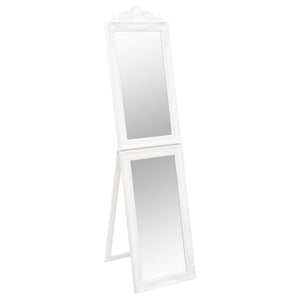 Specchio Autoportante Bianco 50x200 cm