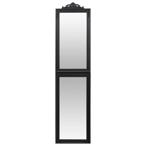 Specchio Autoportante Nero 50x200 cm