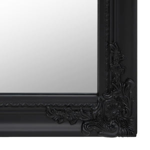 Specchio Autoportante Nero 50x200 cm