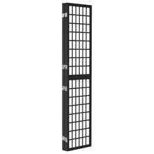 Carica l&#39;immagine nel visualizzatore di Gallery, Separè 4 Pannelli Stile Giapponese 160x170cm Nero