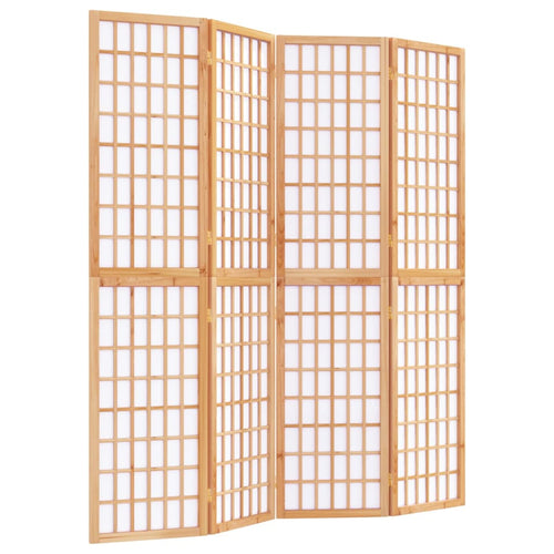 Separè 4 Pannelli Stile Giapponese 160x170 cm