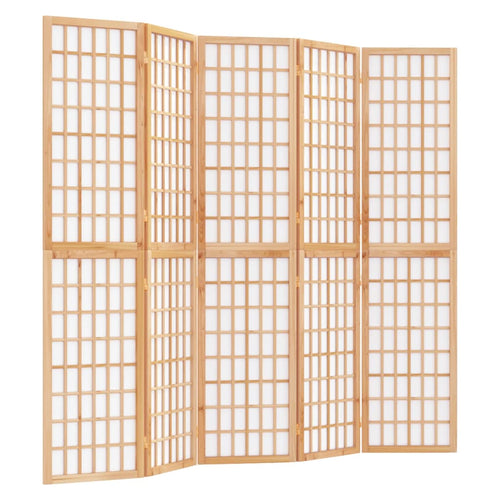 Separè 5 Pannelli Stile Giapponese 200x170 cm