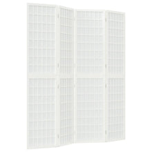 Load image into Gallery viewer, Separè 4 Pannelli Stile Giapponese 160x170 Bianco