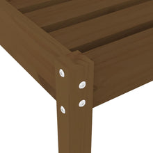 Charger l&#39;image dans la galerie, Lettini con Tavolino 2 pz ambra in Legno Massello di Pino