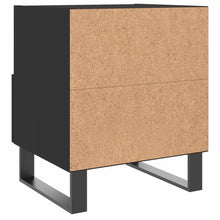 Carica l&#39;immagine nel visualizzatore di Gallery, Comodini 2 pz Neri 40x35x47,5 cm in Legno Multistrato
