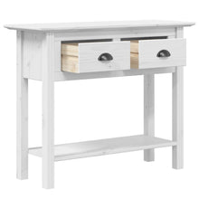 Carica l&#39;immagine nel visualizzatore di Gallery, Tavolo Consolle BODO 91x35x74 cm Legno Massello Pino Bianco