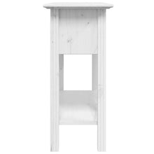 Carica l&#39;immagine nel visualizzatore di Gallery, Tavolo Consolle BODO 91x35x74 cm Legno Massello Pino Bianco