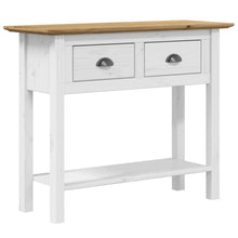 Load image into Gallery viewer, Tavolo Consolle BODO 91x35x74 cm Legno Massello Pino Marrone