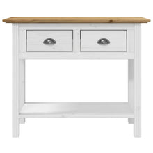 Load image into Gallery viewer, Tavolo Consolle BODO 91x35x74 cm Legno Massello Pino Marrone