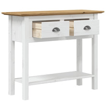 Load image into Gallery viewer, Tavolo Consolle BODO 91x35x74 cm Legno Massello Pino Marrone
