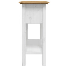 Load image into Gallery viewer, Tavolo Consolle BODO 91x35x74 cm Legno Massello Pino Marrone