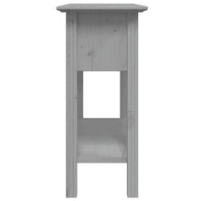 Load image into Gallery viewer, Tavolo Consolle BODO 91x35x74 cm Legno Massello Pino Grigio