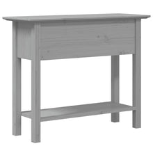 Load image into Gallery viewer, Tavolo Consolle BODO 91x35x74 cm Legno Massello Pino Grigio