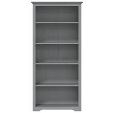 Load image into Gallery viewer, Libreria BODO 5 Ripiani 82x40x173 cm Legno Massello Pino Grigia