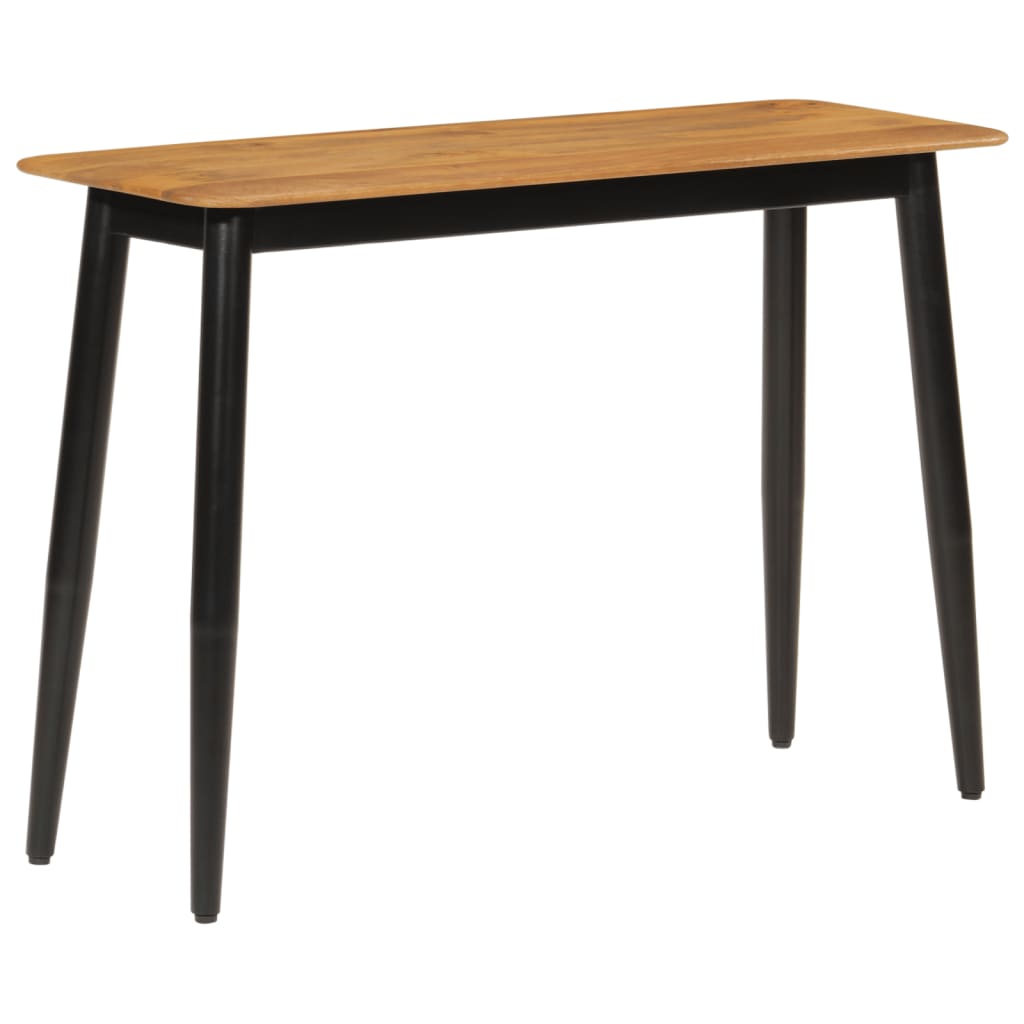 Mobiletto Consolle 110x40x76 cm in Legno Massello di Mango e Ferro