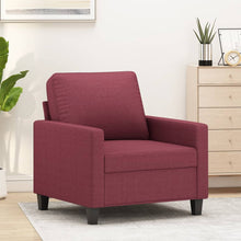 Carica l&#39;immagine nel visualizzatore di Gallery, Poltrona Rosso Vino 60 cm in Tessuto