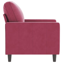 Load image into Gallery viewer, Poltrona Rosso Vino 60 cm Velluto