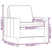 Load image into Gallery viewer, Poltrona Rosso Vino 60 cm Velluto