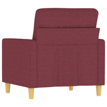Indlæs billede til gallerivisning Poltrona Rosso Vino 60 cm in Tessuto